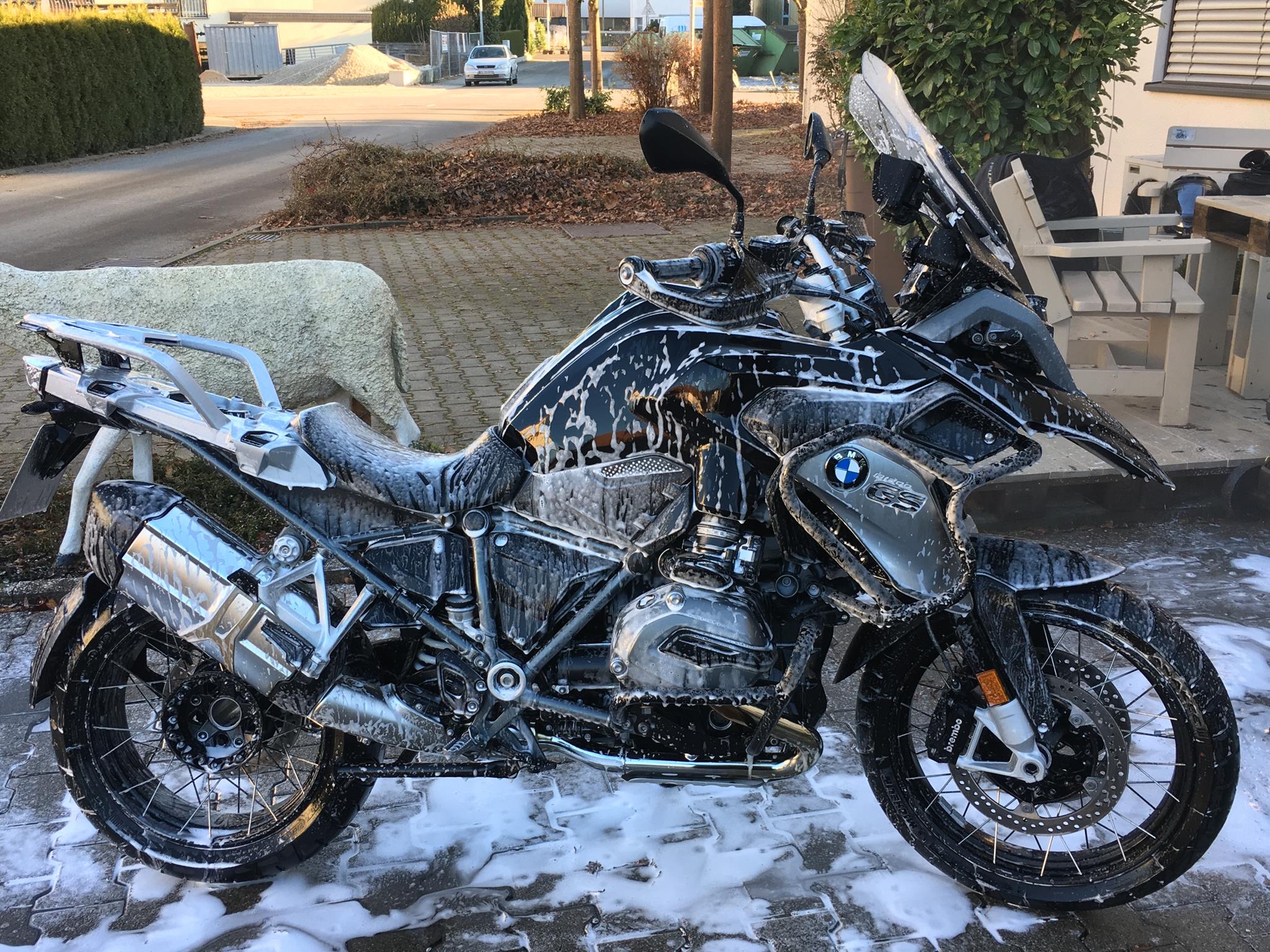 BMW GS 1200 in den Alpen